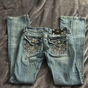 Miss Me low rise bootcut jeans